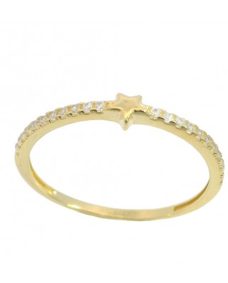 SORTIJA ESTRELLA PIEDRAS FUNDIDA