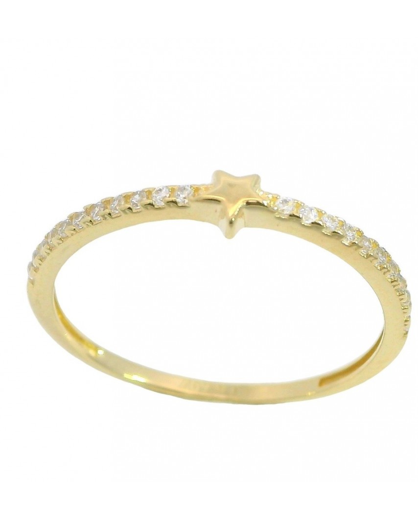 SORTIJA ESTRELLA PIEDRAS FUNDIDA