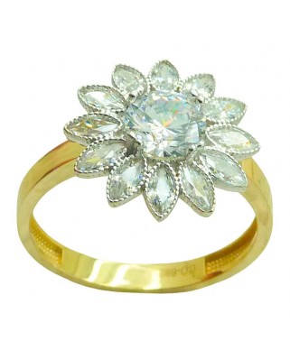 SORTIJA FLOR DE CIRCONITAS