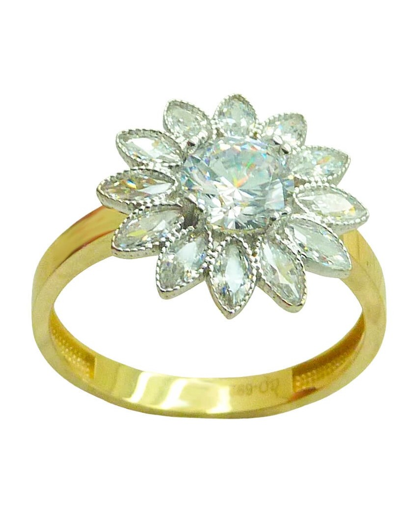 SORTIJA FLOR DE CIRCONITAS