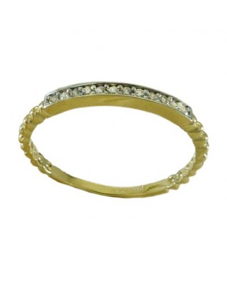 SORTIJA FORMA PIEDRAS FUNDIDA