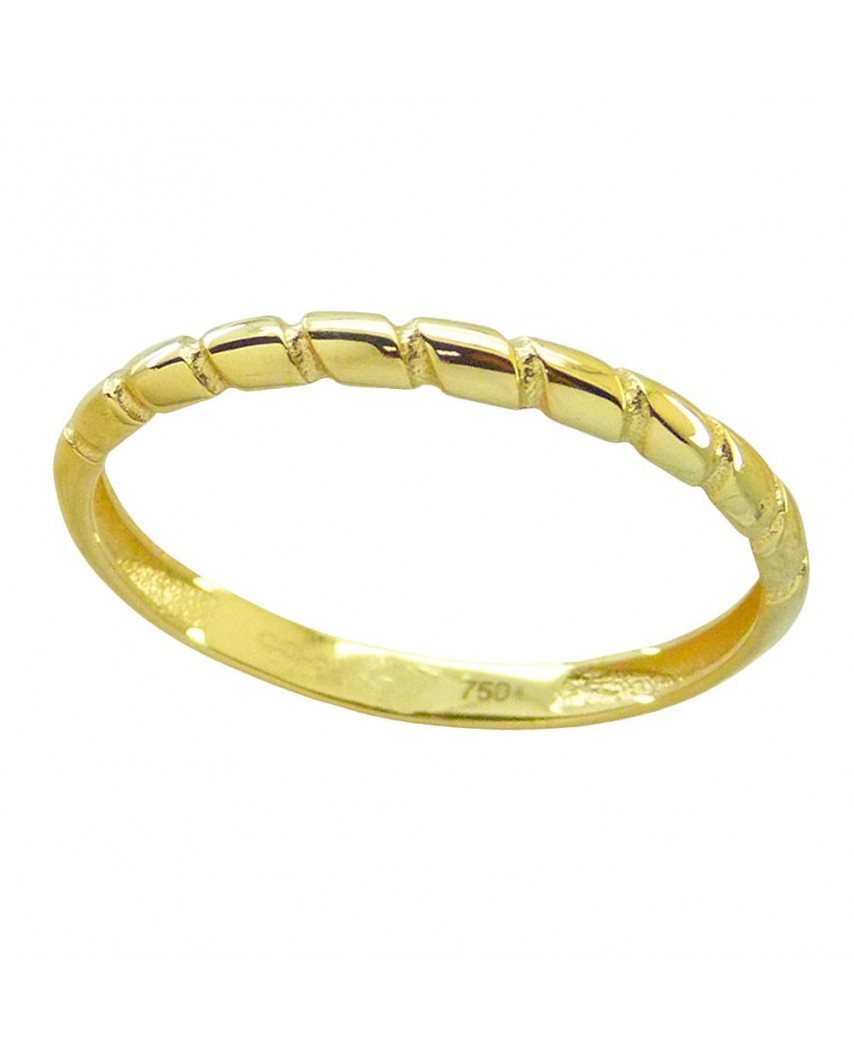 SORTIJA GALLONADA FUNDIDA