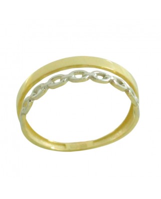 SORTIJA LISA DOBLE FUNDIDA  OA