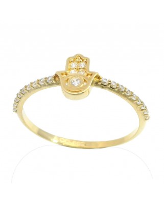 SORTIJA MANO DE FATIMA PIEDRAS FUNDIDA