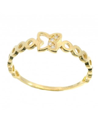 SORTIJA MARIPOSA CON CIRCONITAS