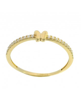 SORTIJA MARIPOSA CON CIRCONITAS.