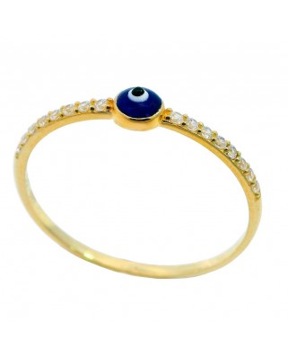 SORTIJA OJO TURCO PIEDRAS EN BRAZOS