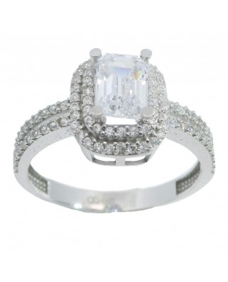 SORTIJA ORLAS CON PIEDRA CENTRAL RECTANGULAR