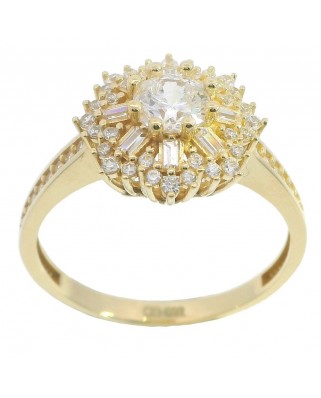 SORTIJA ORLAS PIEDRAS BAGUES CON PIEDRA CENTRAL