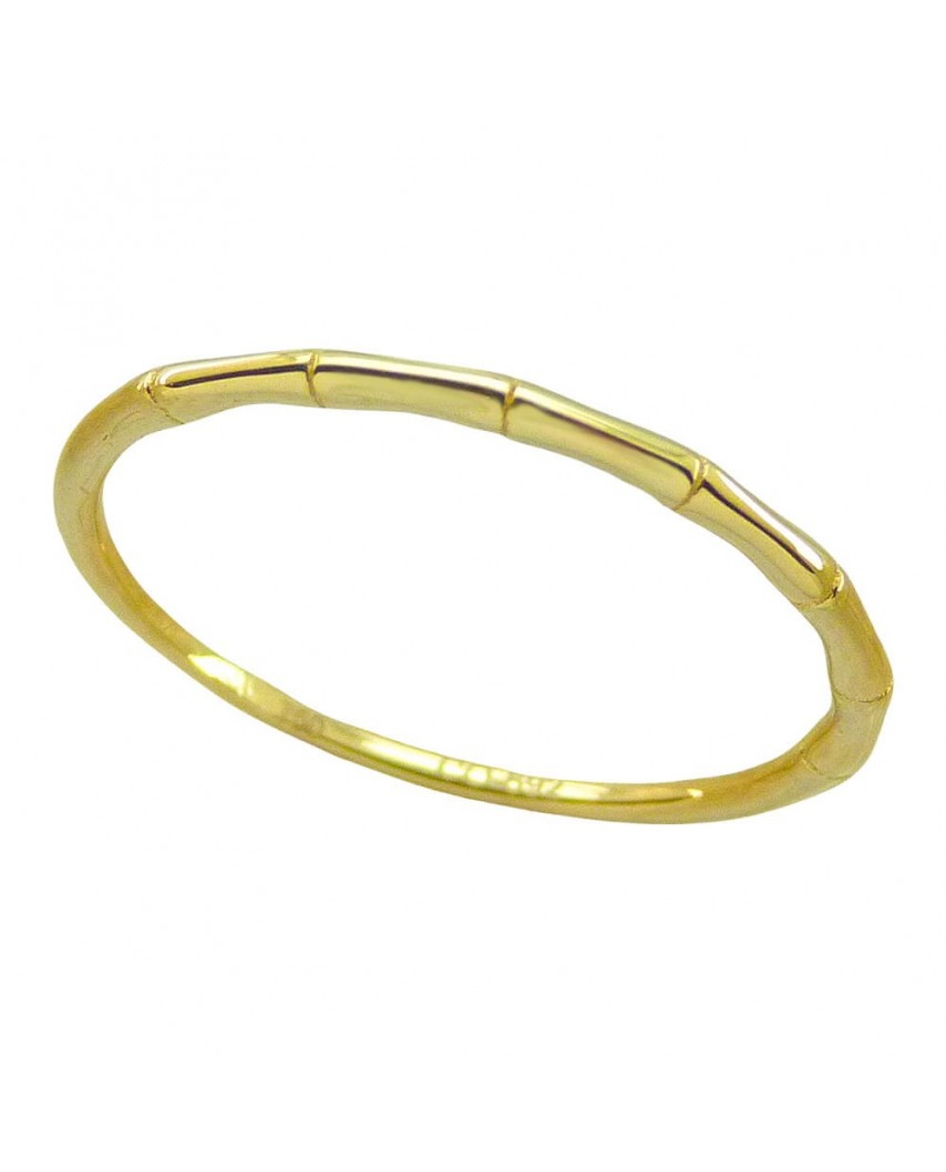 SORTIJA ORO FORMA BAMBÚ.