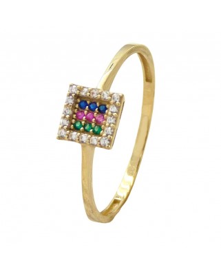 SORTIJA PIEDRA  FUNDIDA