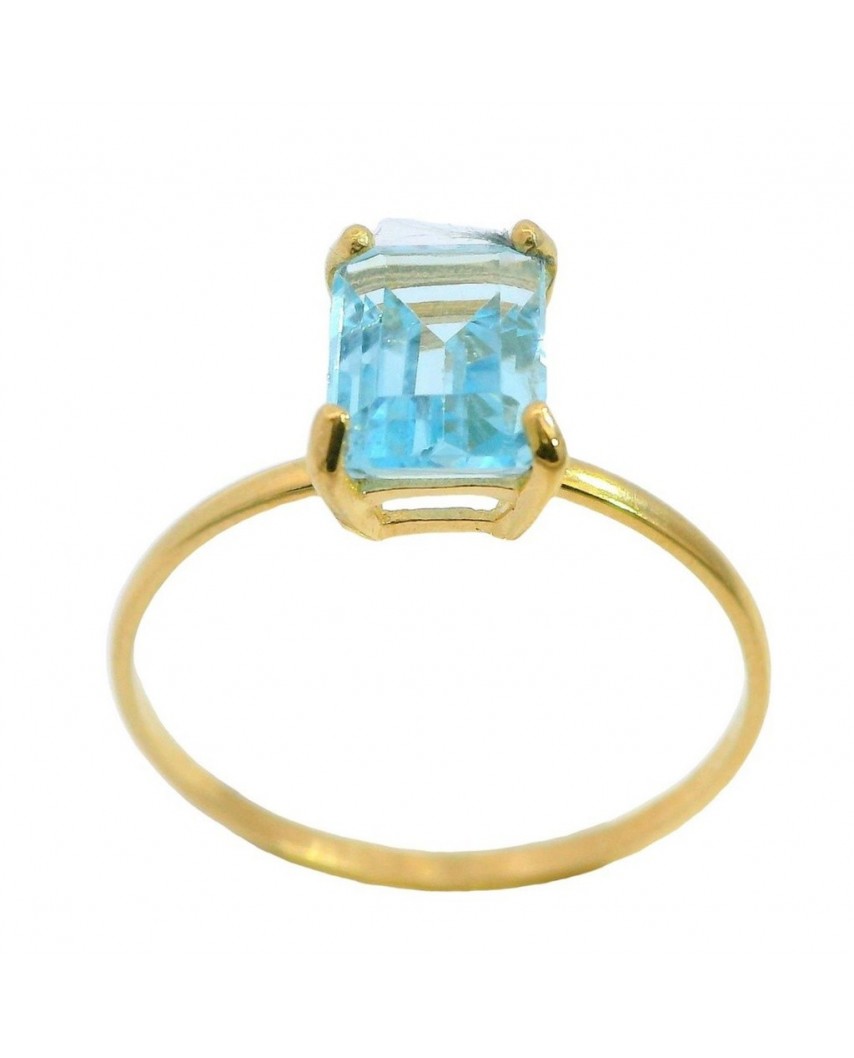 SORTIJA PIEDRA SKYBLUE 7x5MM