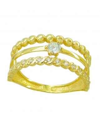 SORTIJA PIEDRAS FUNDIDA