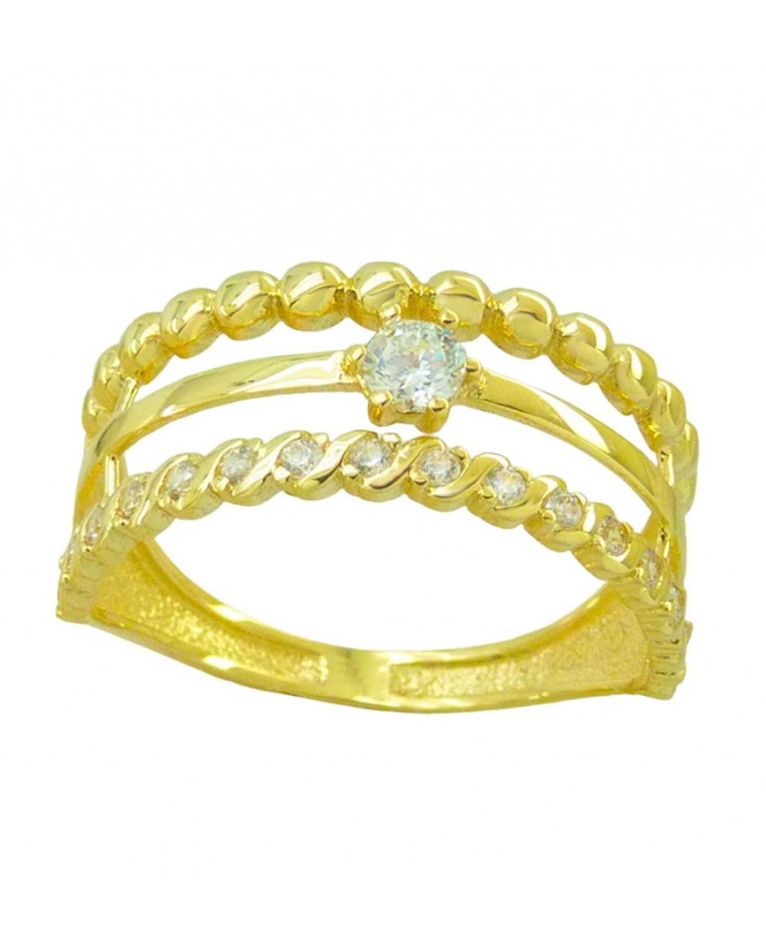 SORTIJA PIEDRAS FUNDIDA