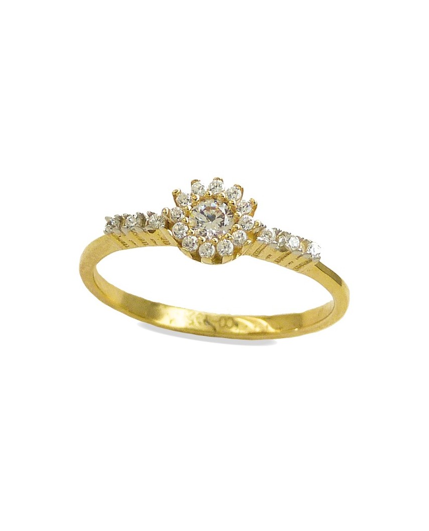 SORTIJA PIEDRAS FUNDIDA