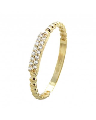 SORTIJA PIEDRAS FUNDIDA