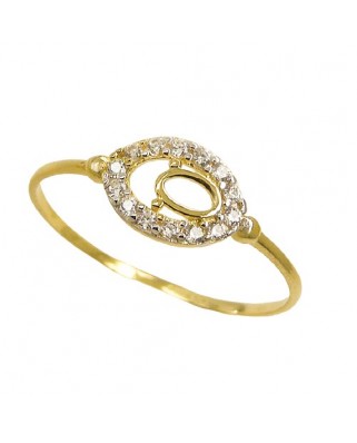 SORTIJA PIEDRAS FUNDIDA