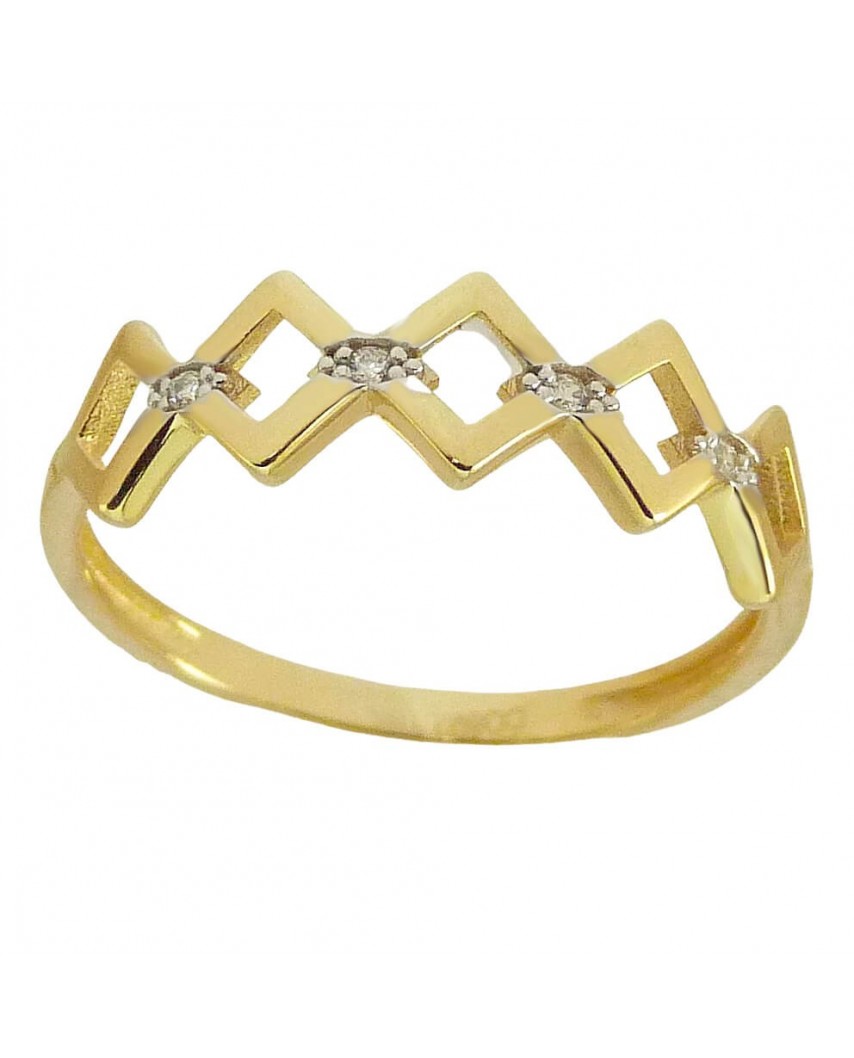 SORTIJA PIEDRAS FUNDIDA