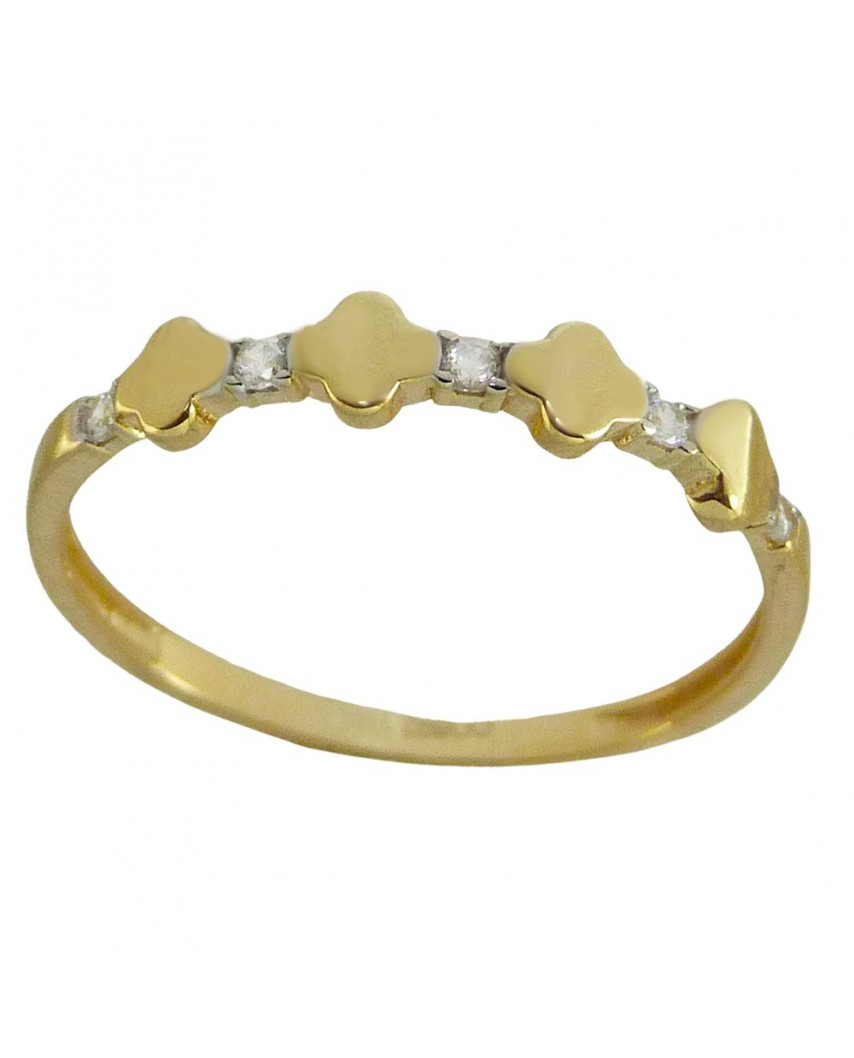 SORTIJA PIEDRAS FUNDIDA