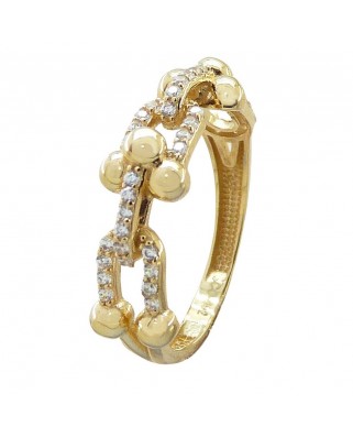 SORTIJA PIEDRAS FUNDIDA