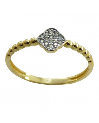 SORTIJA PIEDRAS FUNDIDA