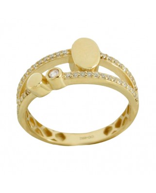 SORTIJA PIEDRAS FUNDIDA