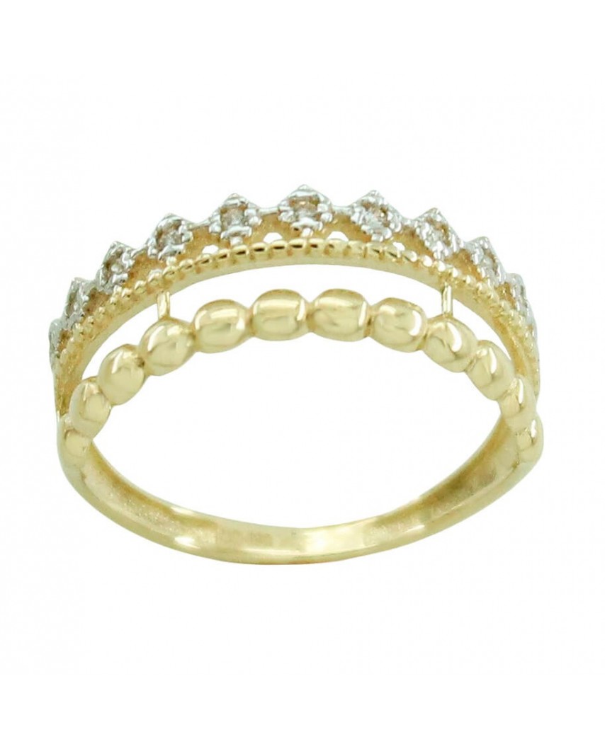 SORTIJA PIEDRAS FUNDIDA