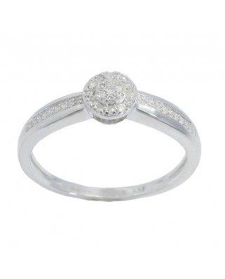 SORTIJA PRINCESA 19 BRILLANTES /0.057+18/0.043 H-SI