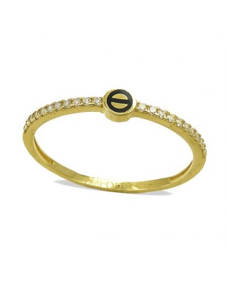 SORTIJA PROHIBIDO PIEDRAS FUNDIDA