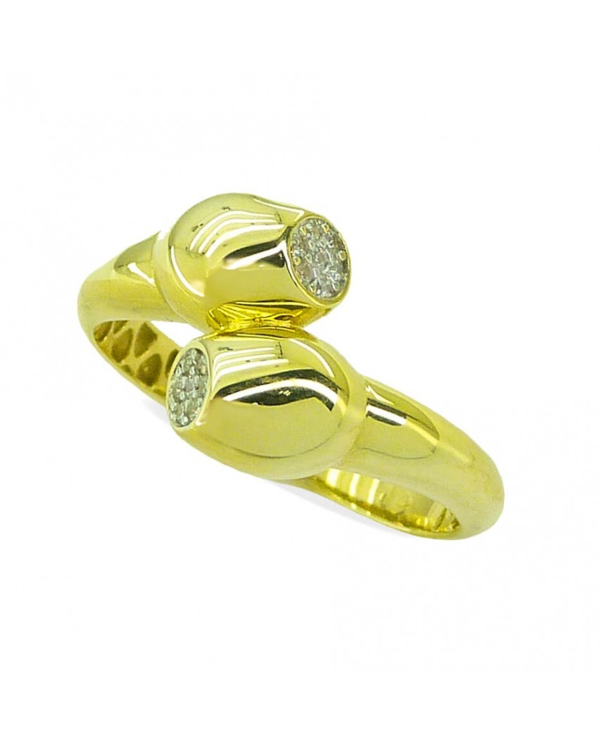 SORTIJA REDONDO PIEDRAS FUNDIDA