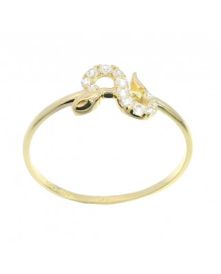 SORTIJA SERPIENTE CON CIRCONITAS