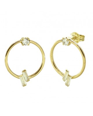 ARO 1'5X14MM CIRCONITA BAGUETTE Y CIERRE PRESION.