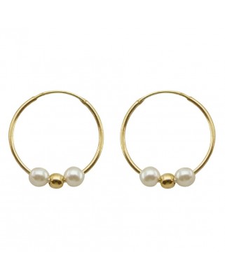 AROS TUBO 14x1 MM BOLA Y PERLAS.