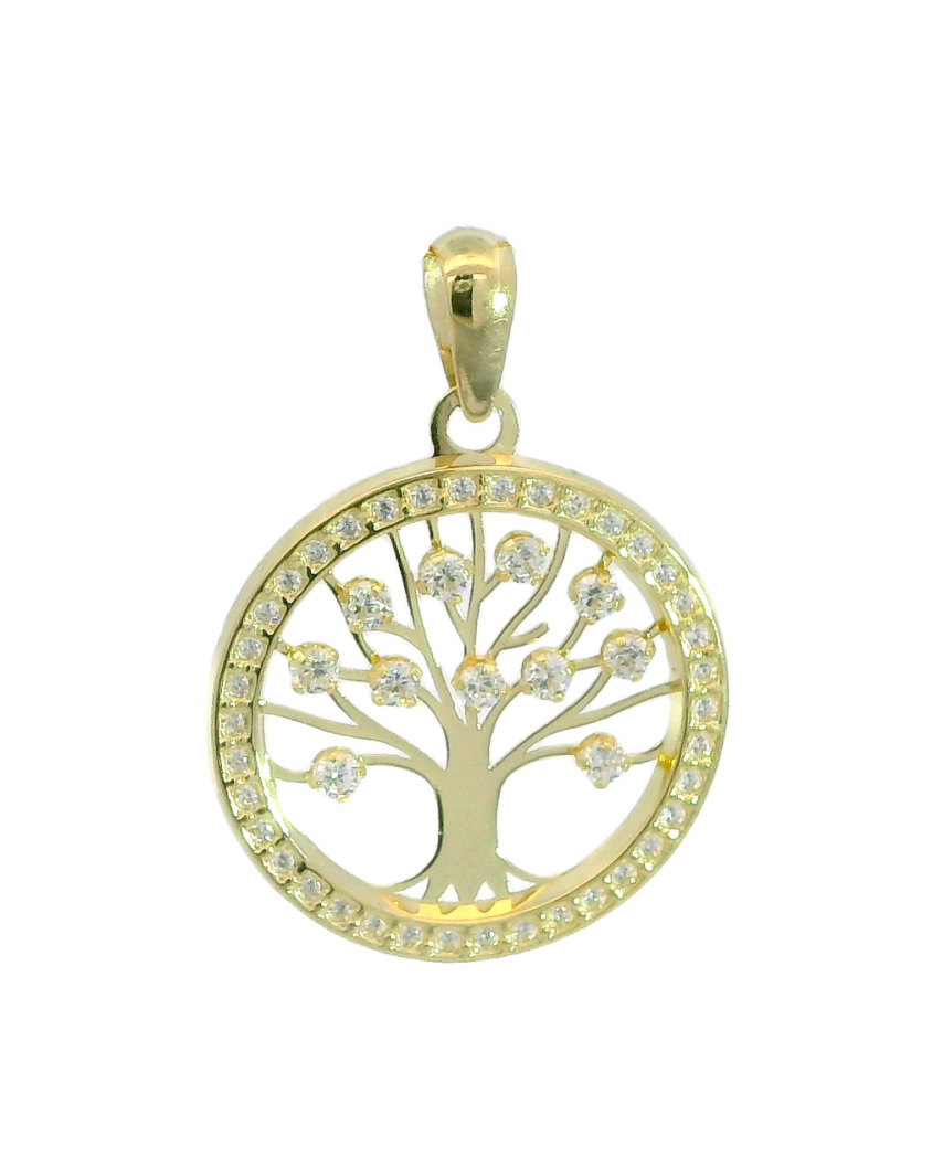 COLGANTE ARBOL DE LA VIDA CIRCONITA.16MM