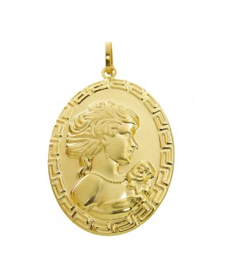 COLGANTE CAMAFEO ISABELINO 32MM