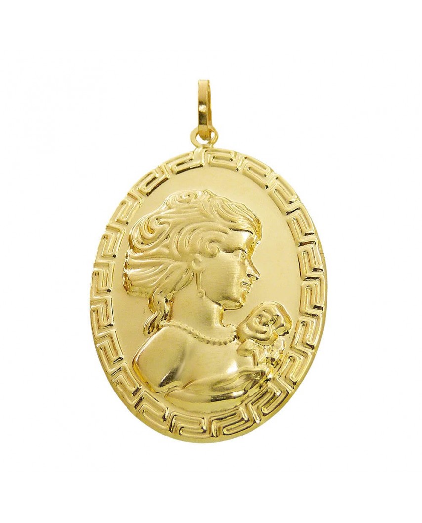 COLGANTE CAMAFEO ISABELINO 32MM