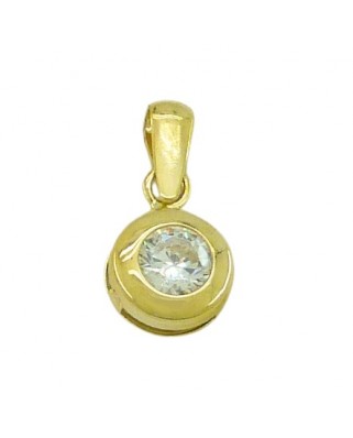 COLGANTE CHATON PIEDRA 3MM CON REASA