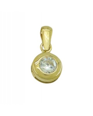 COLGANTE CHATON PIEDRA 5MM CON REASA