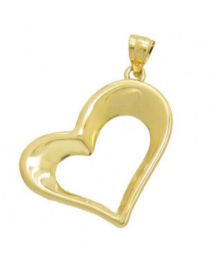 COLGANTE CORAZON LISO 22MM