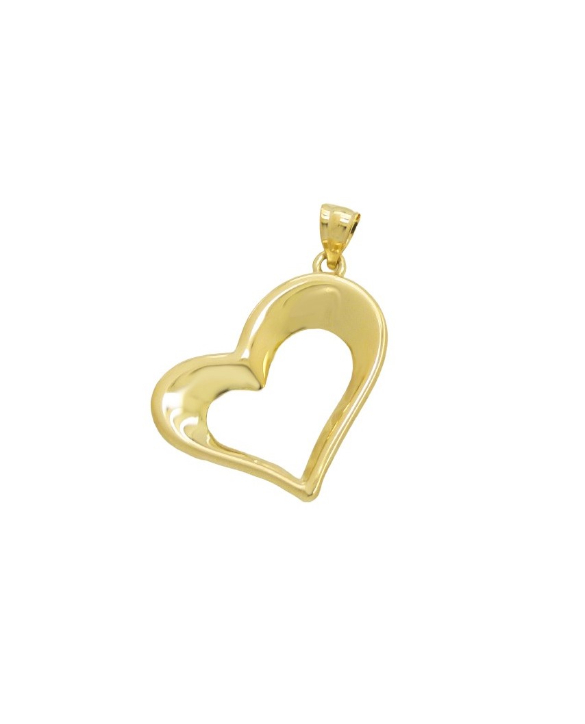 COLGANTE CORAZON LISO 22MM
