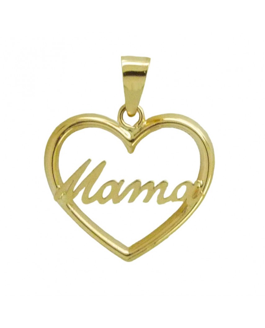 COLGANTE CORAZÓN MAMÁ 15MM