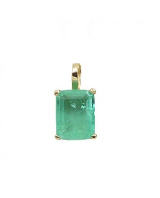COLGANTE CUARZO VERDE 8x6MM