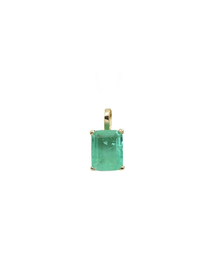 COLGANTE CUARZO VERDE 8x6MM