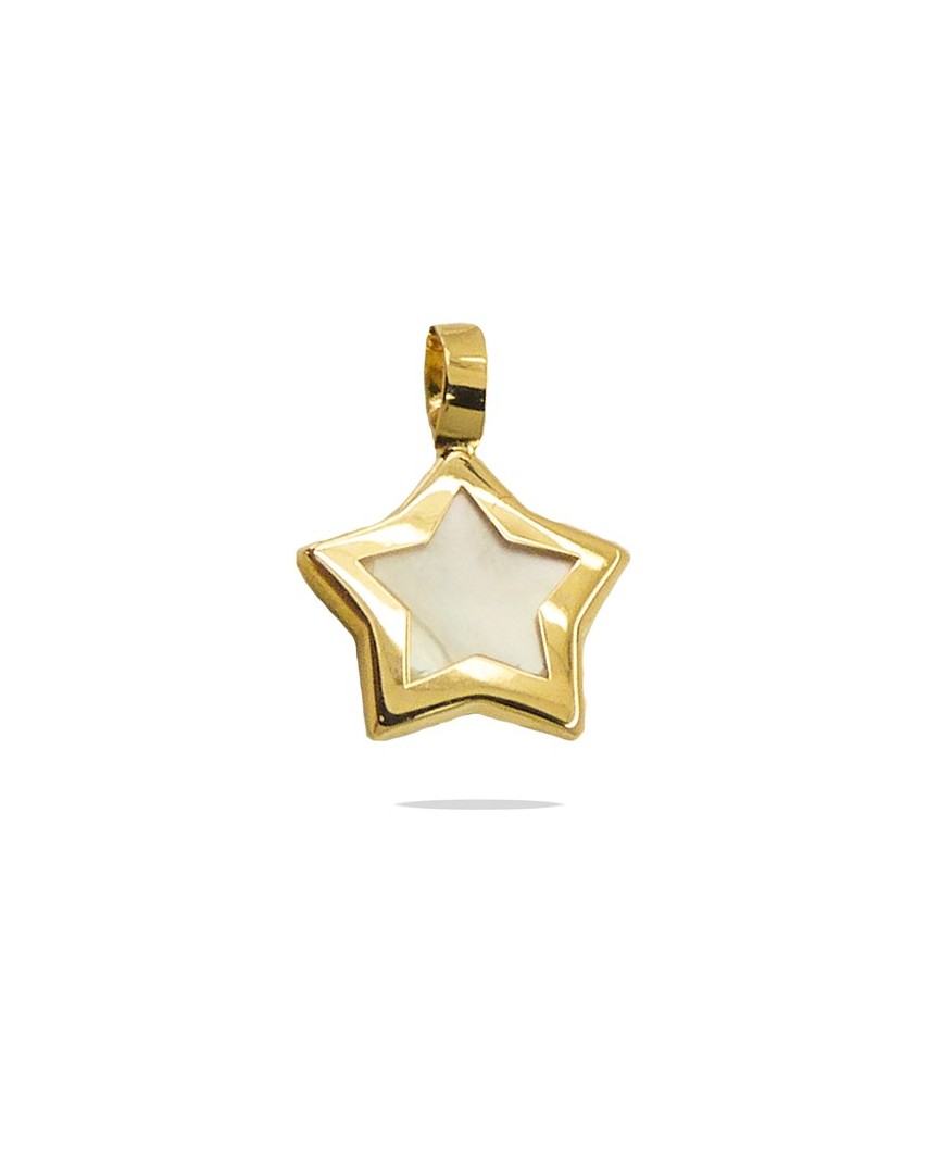 COLGANTE ESTRELLA NACAR 8MM