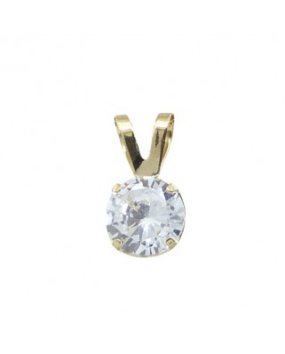 COLGANTE GARRA PIEDRA 6MM CON REASA