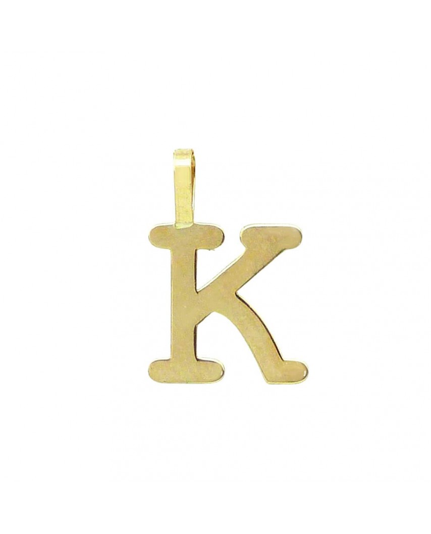 COLGANTE INICIAL LETRA "K".10MM