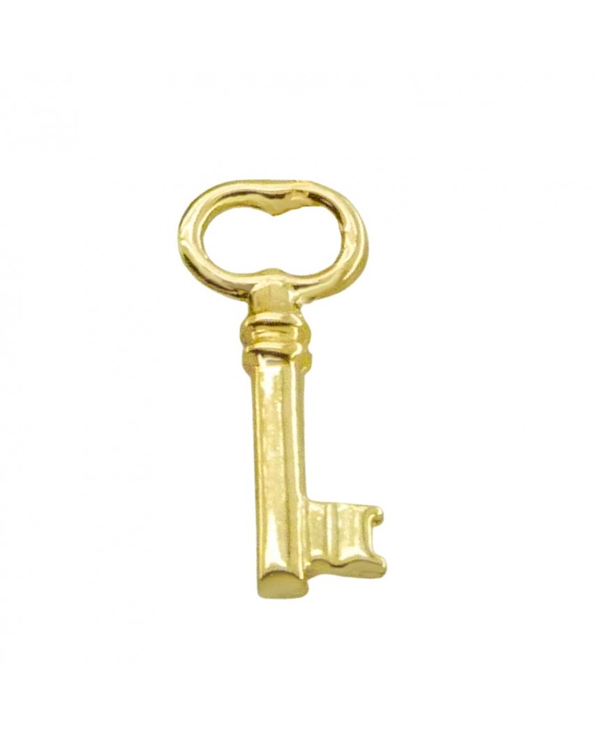 COLGANTE LLAVE 12MM ORO AMARILLO