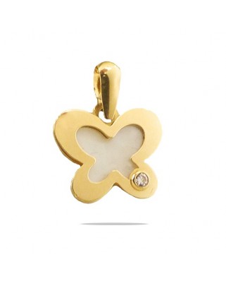 COLGANTE MARIPOSA NACAR 14x11 MM.