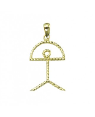 COLGANTE SILUETA INDALO  20x13MM