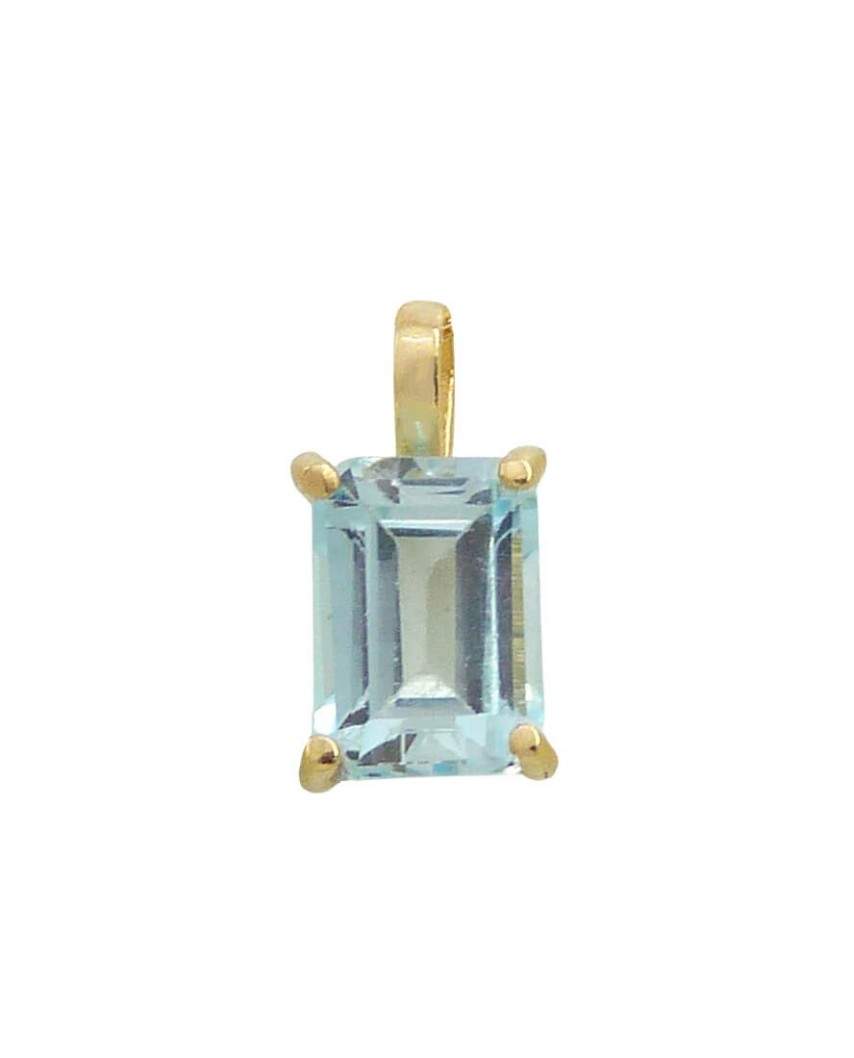 COLGANTE SKYBLUE 7x5MM.